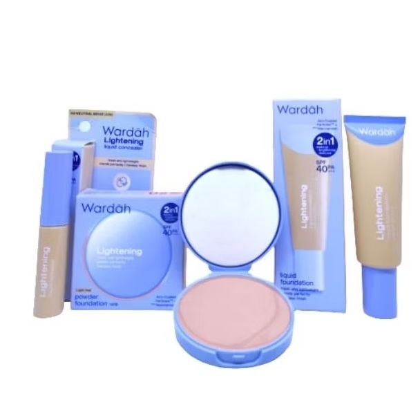 Paket Wardah Lightening set Make up