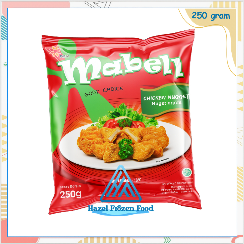 

Mabell Naget Ayam 250 g Frozen Food Karawang