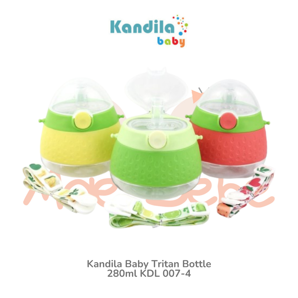 Kandila Baby Tritan Straw Bottle Botol Minum Anak Bayi 280ml KDL 007-4