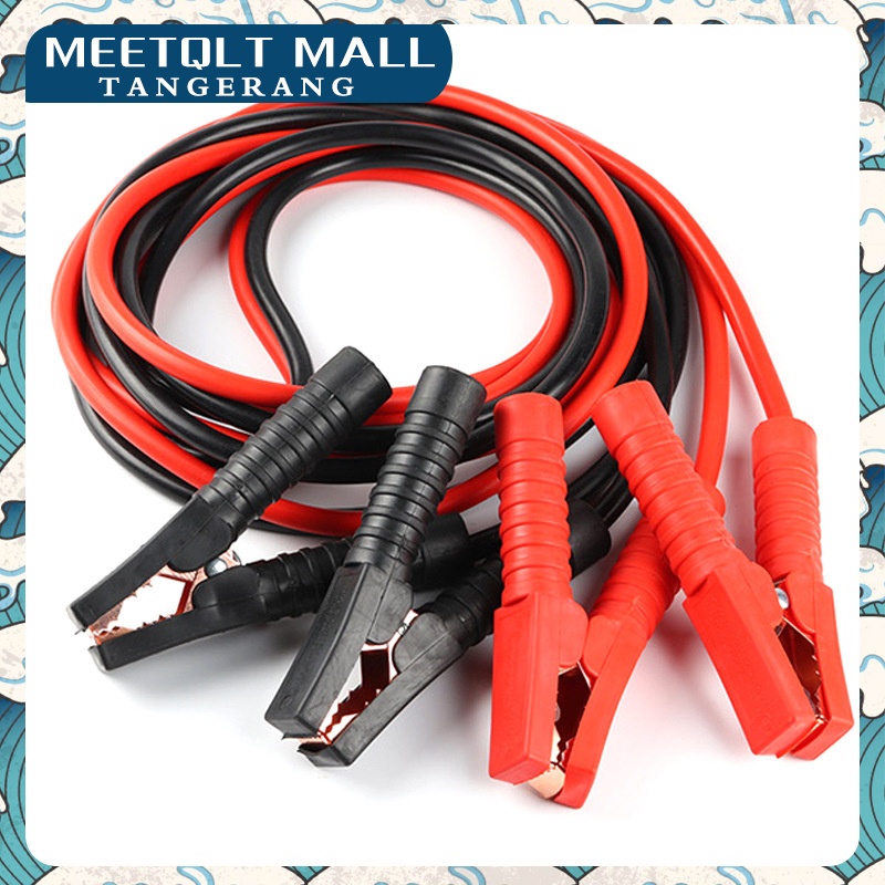 Kabel Aki Starter Mobil-4M Kabel Starter Aki-Kabel Pengapian Darurat Mobil-Kabel Jumper Aki Mobil