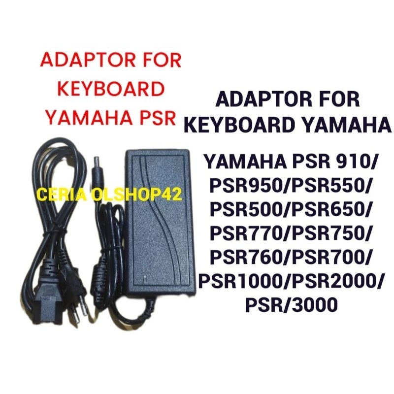 adaptor for keyboard yamaha psr 610/psr650/psr670/psr500/psr550