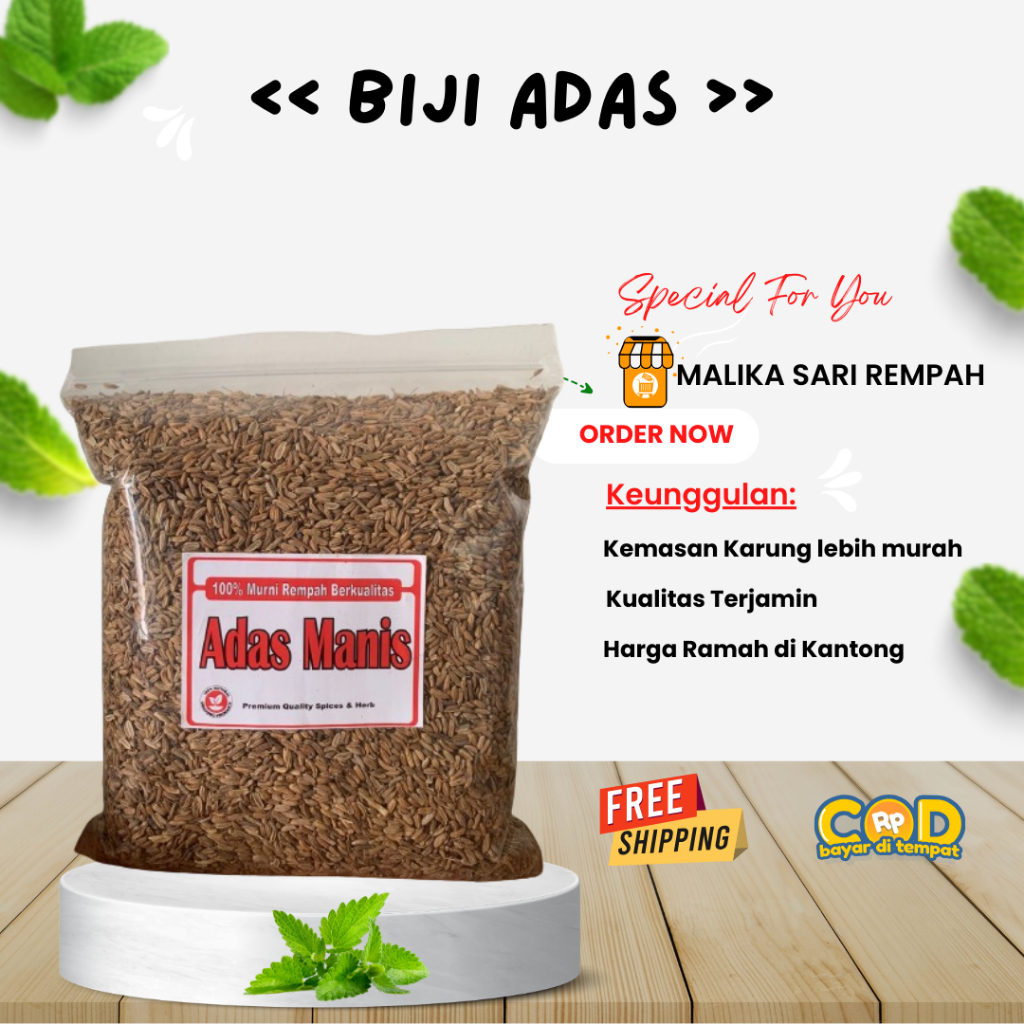 

Adas Biji | Biji Adas Premium [500 gram]-MSR