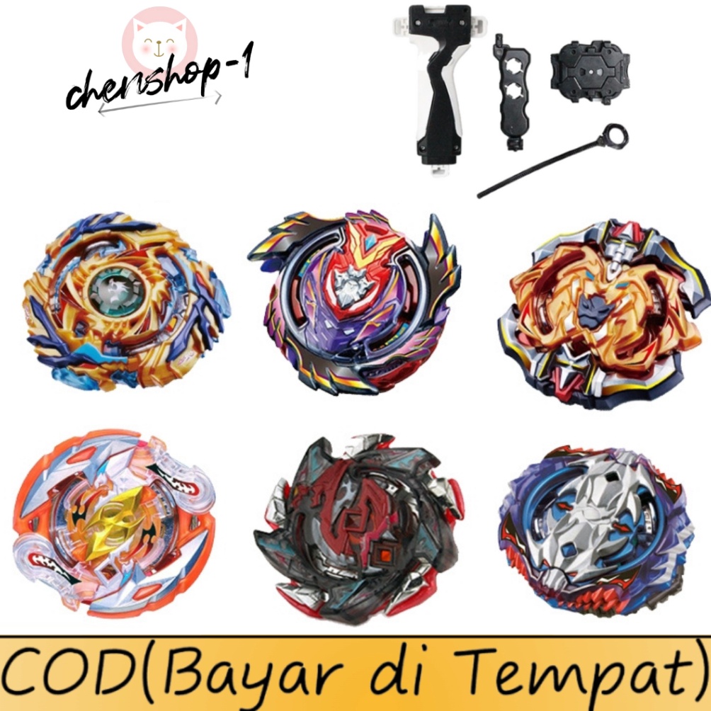 KODE V92L Gangsing Beyblade MurahGasing Storm Gyro  LauncherMainan Anak Gasing Beyblade Burst