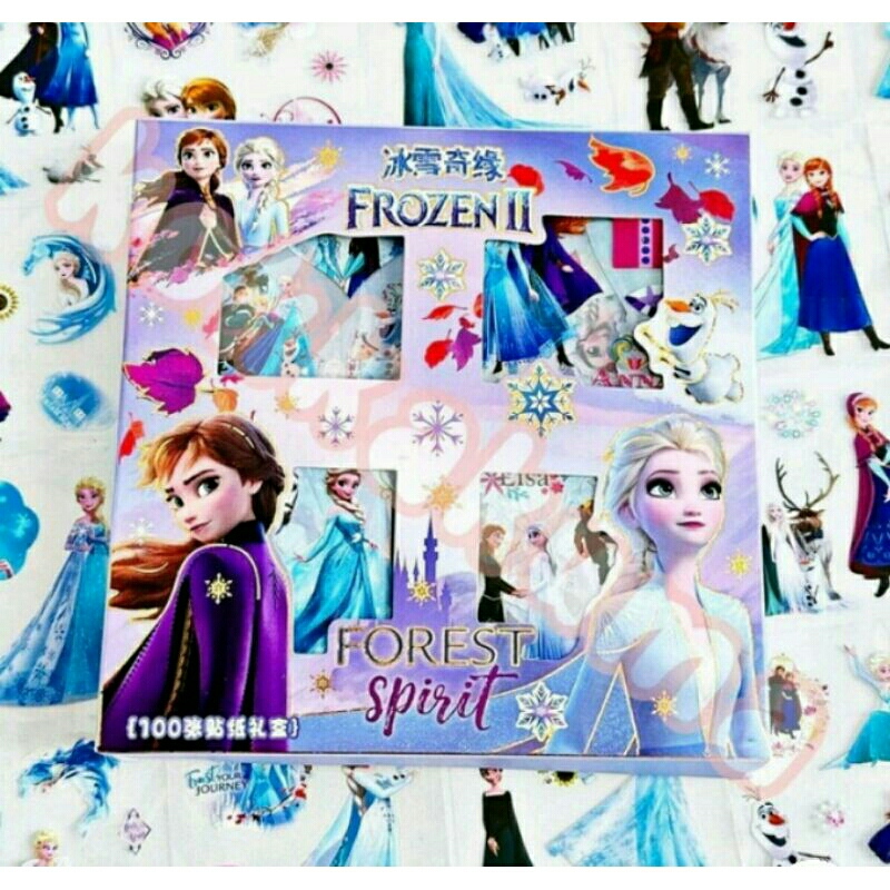 

STIKER ANAK ANAK NONO FROZEN DUA ISI 100 PCS 4 WARNA GENERASI KE DUA