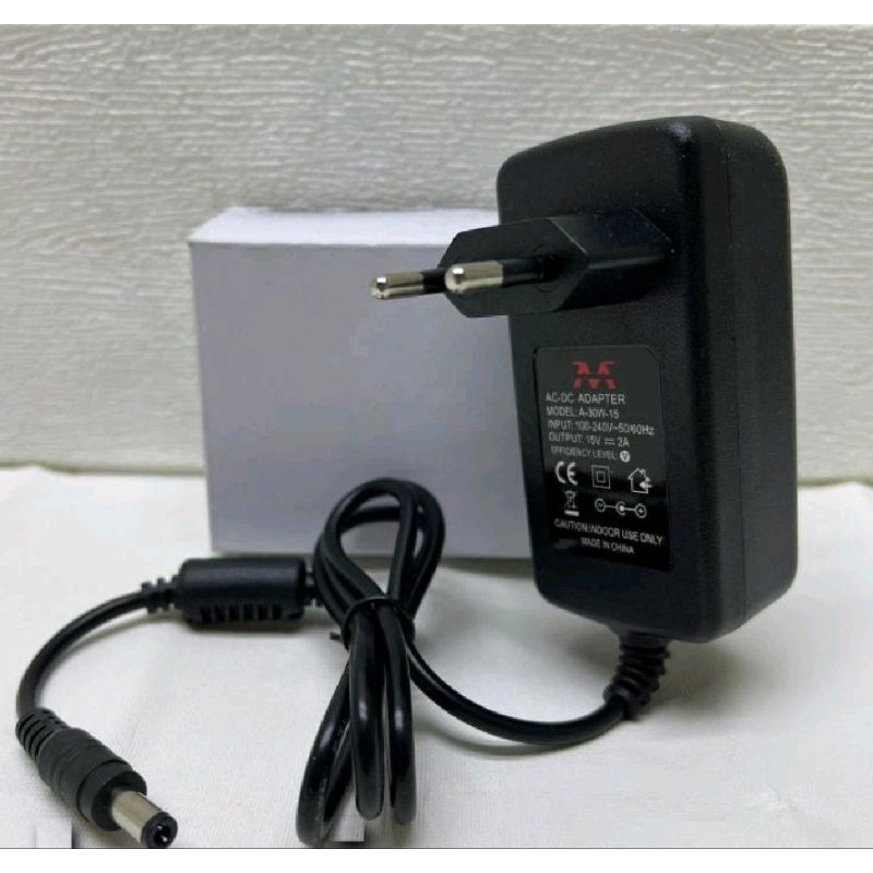 Charger/Adaptor Speaker Portable Dat Untuk 15 inch 15V 2A dt1530,dt1501,dt153,dt1516,DLL