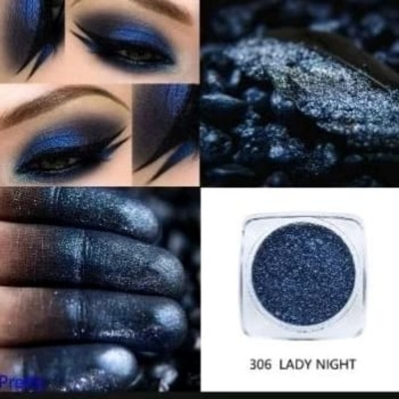 Ready kalimantan phoera pigmented waterproof glitter eyeshadow