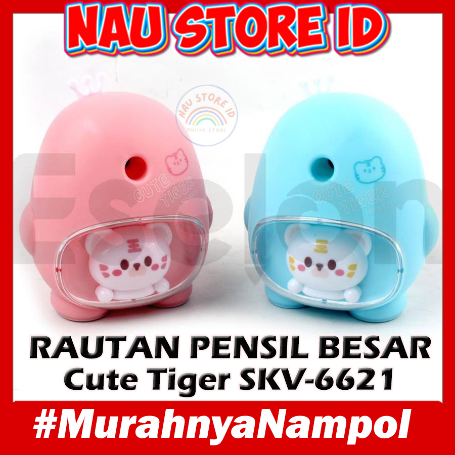 

[ RAUTAN PENSIL BESAR ] RAUTAN PENSIL PUTAR ANAK SERI TIGER LUCU / Rautan Meja Cute Tiger SKV-6621 / Rautan Meja Fancy - ATK - NAU STORE ID