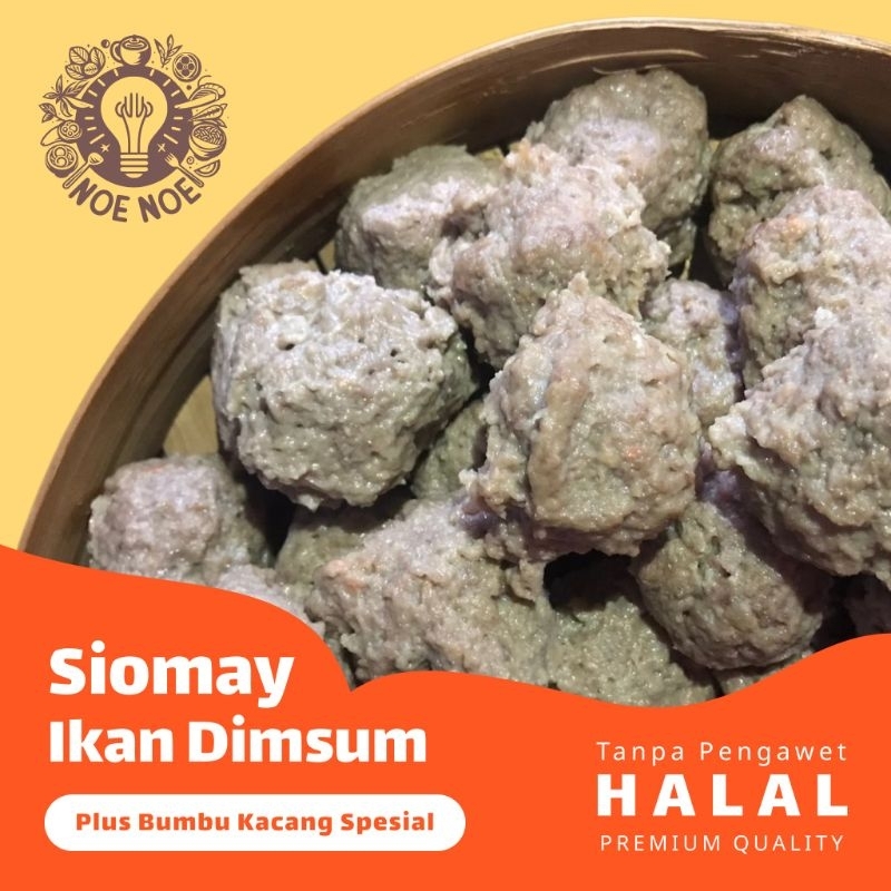 

Siomay Ikan Dimsum premium isi 10 pcs dengan bumbu kacang spesial Frozen HALAL