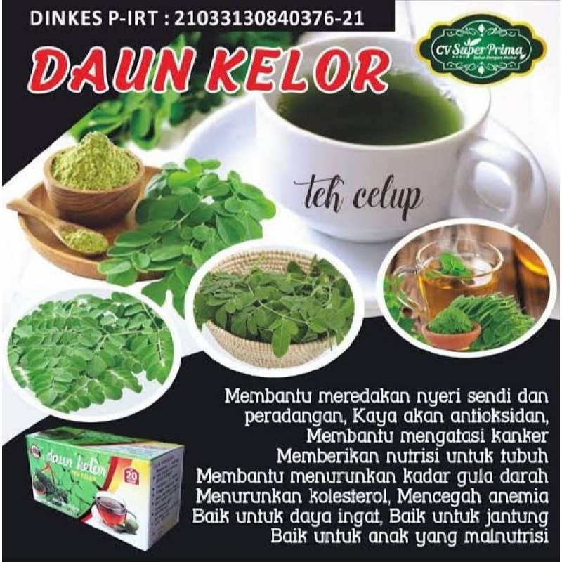 

TEH DAUN KELOR CELUP. TEH HERBAL DAUN KELOR