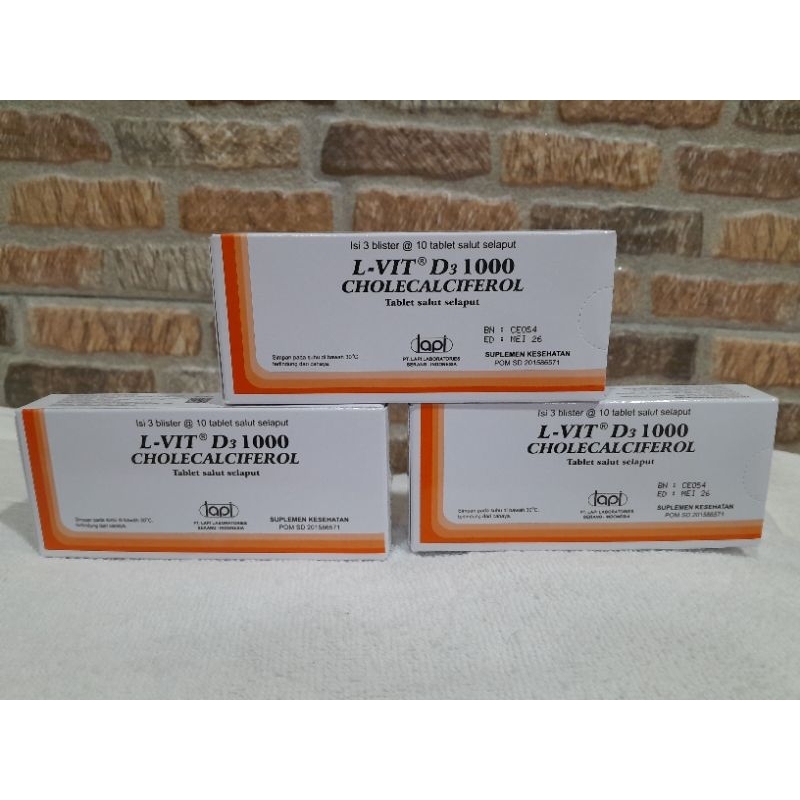 L-VIT D3 1000 BOX 30 TABLET