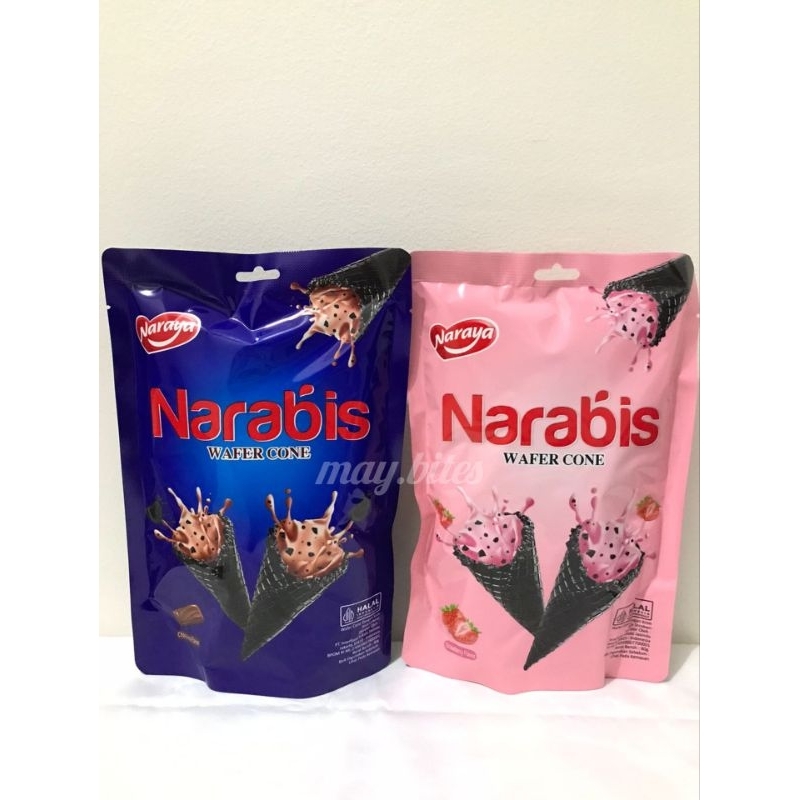 

(BUY 1 GET 1) NARABIS WAFER CONE CHOCOLATE & STRAWBERRY 80gr