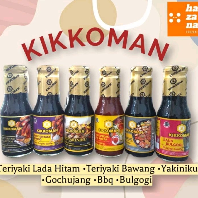 

Kikkoman Saos kemasan botol (Halal)