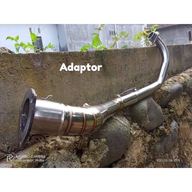 Header/leher Knalpot Satria Fu dan Satria Fu/injeksi