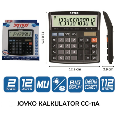 

JOYKO - Kalkulator 12 Digits CC-11A