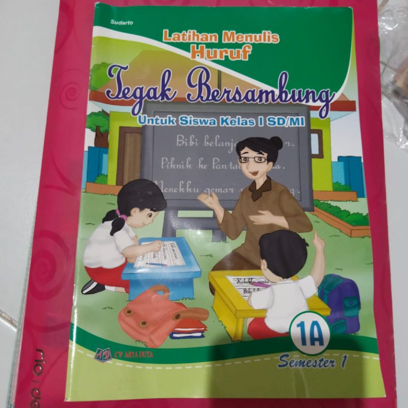 

Buku menulis tegak bersambung SD 1a dan1b