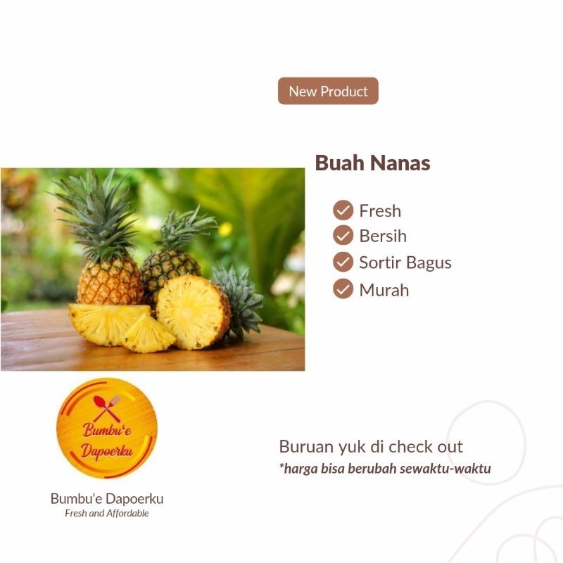 

Nanas Madu | Fresh Product | Kirim Instan