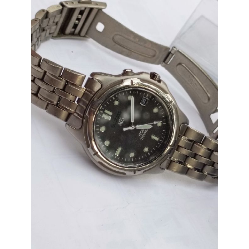 jp0216 Jam tangan SEIKO Spirit AGS Titanium