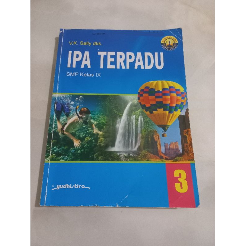 Buku Ipa Terpadu 3 SMP 9 Yudhistira