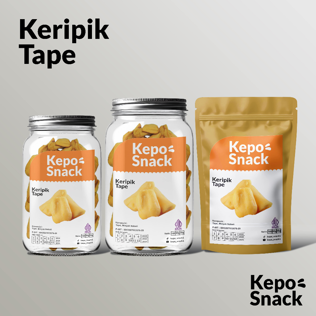 

KEPO SNACK - Keripik Tape Premium