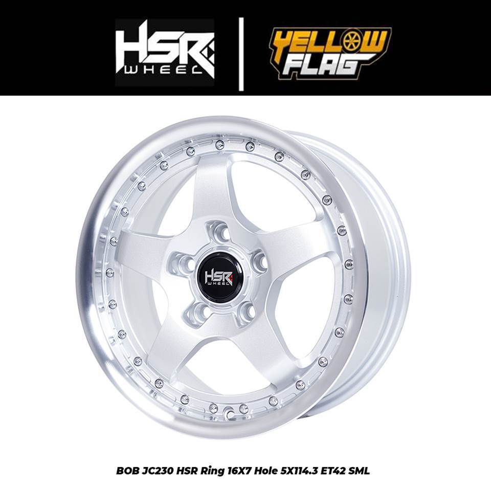 BOB HSR R16 VELG MOBIL XPANDER R16 LEBAR 7 LUBANG 5 PCD 5X114