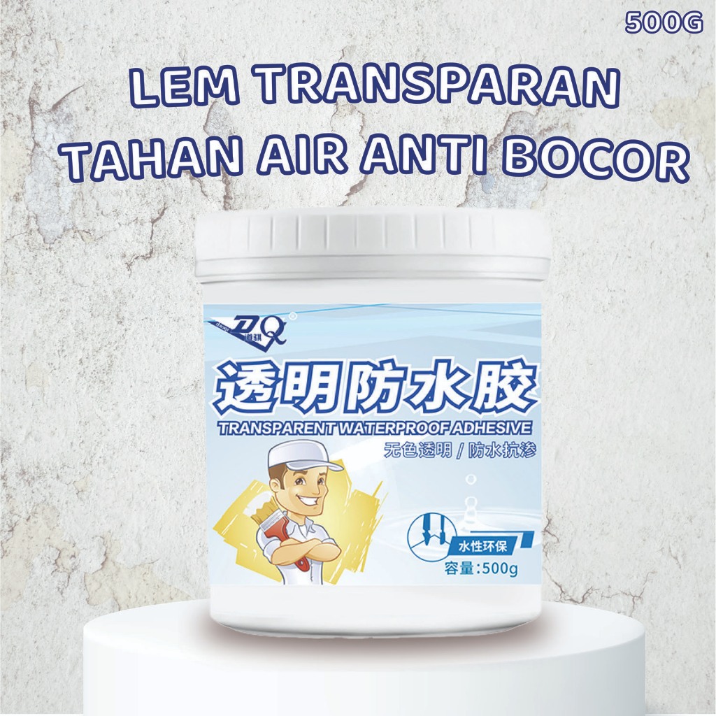 Lem Transparan Anti Bocor Invisible Waterproof Insulating Sealant 500g Lem Tembok Anti Bocor
