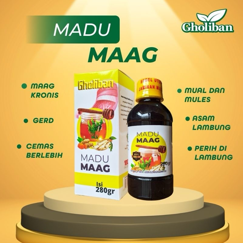 

Madu Maag Gholiban 280 gram