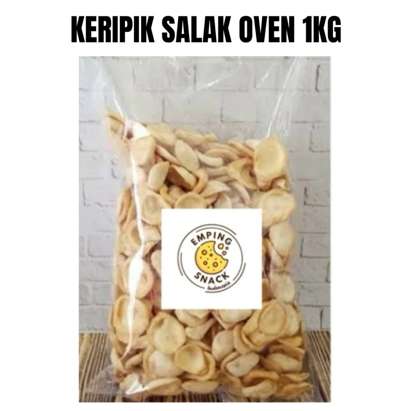 

Cemilan Keripik Salak Oven Ukuran 1kg Super Laris Dan Best Seller