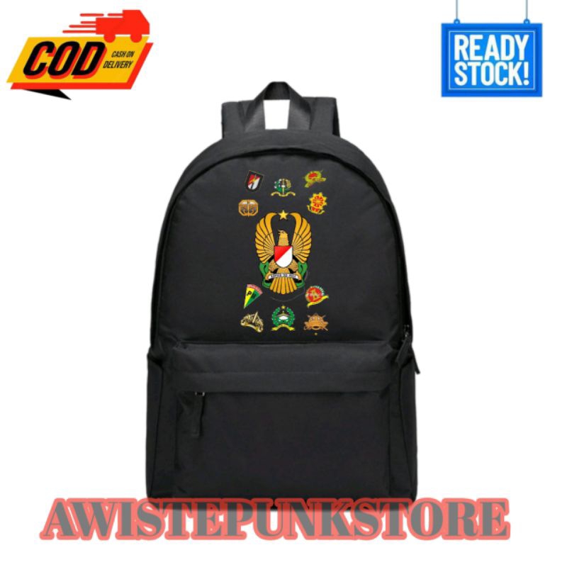 Tas Ransel tni angkatan darat/TNI AD/-Tas Ransel Dewasa Bebas Costum