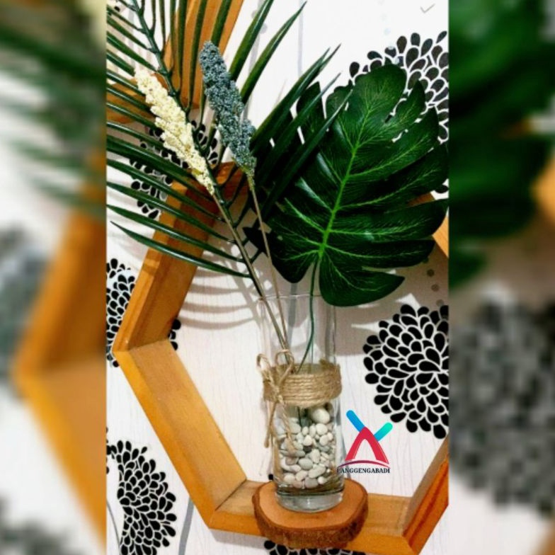 SUPER  1 PAKET  Vas Tinggi Vas Kaca Tali Rami  Vas Kaca Estetik  Vas Kaca Murah  Vas Kaca Bunga  Vas