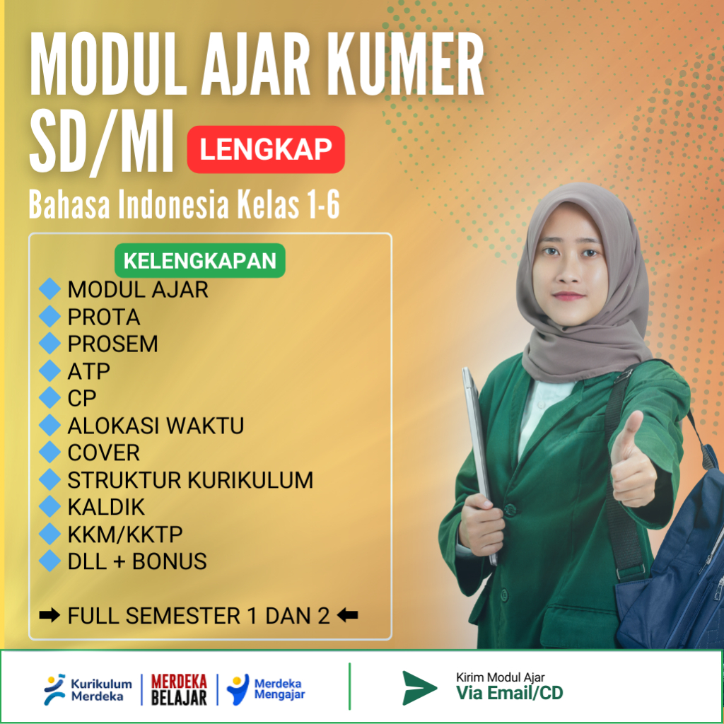 

Modul Ajar Bahasa Indonesia Kelas 1-6 Kurikulum Merdeka