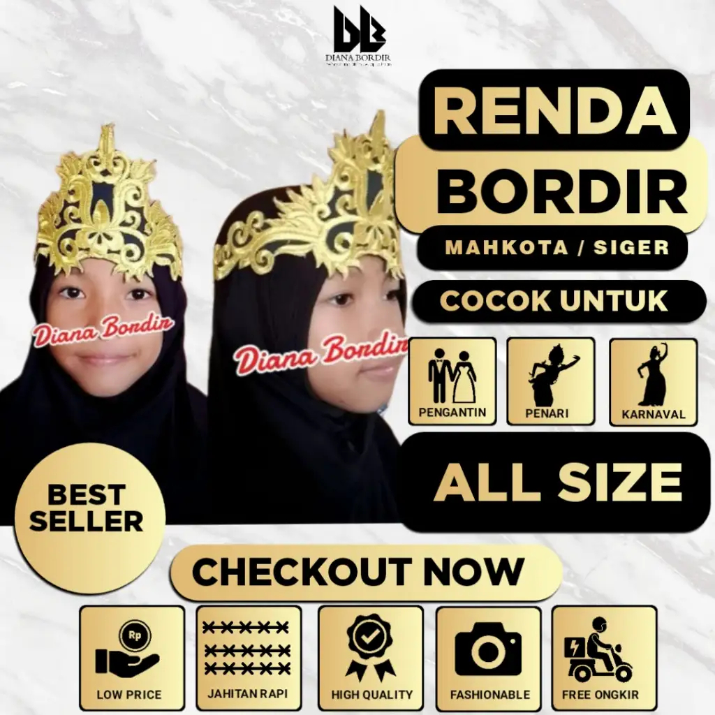 Bordir siger tari daerah sudah pake spon