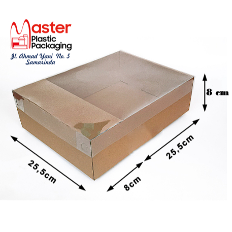 

Box Puding / Dus Kue 25x25x8 - 1 Pcs