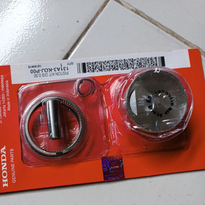 PISTON KIT OS 50 GENIO BEAT DELUXE 2020 BEAT STREET 2020 SCOOPY 2020 KOJ