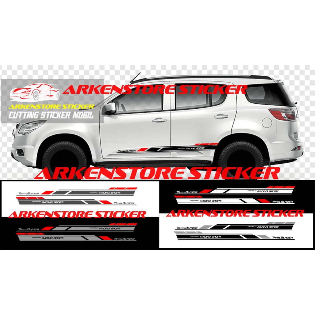 Sticker chevrolet trailblazer sticker stiker mobil trailblazer sticker list trailblazer