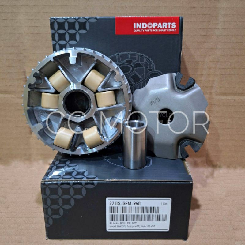 Indoparts Rumah Roller Set Beat Fi / Indoparts Rumah Roller Assy Beat Fi