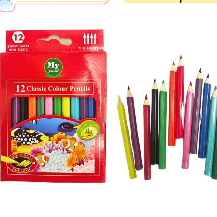 

COD TGM Pensil 12 Warna Mini