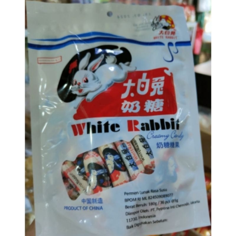 

NON HALAL..!! Permen Susu White Rabbit / Creamy Candy / Permen Lunak Rasa Susu / Permen Import / Milk Candy