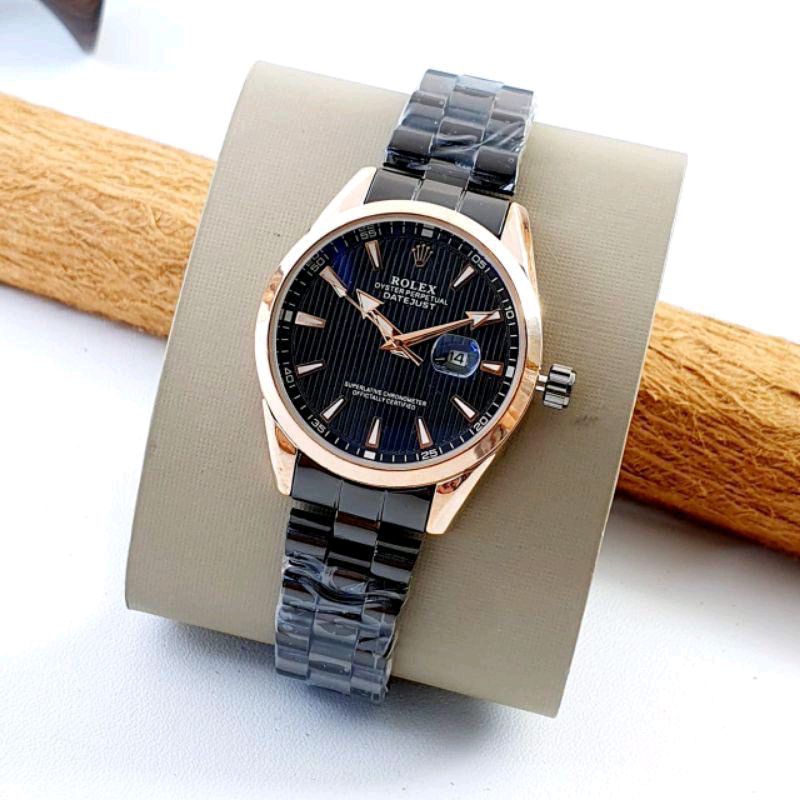 BISA COD Jam Tangan Wanita Rolex Rantai Tanggal Aktif Free Box Dan Box Original