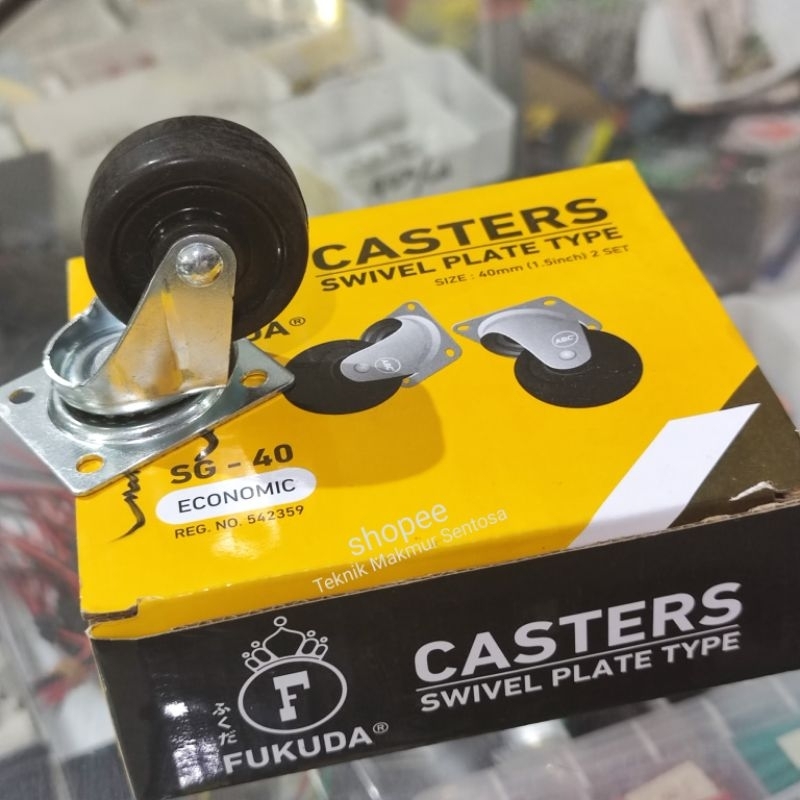 Roda Koper 40mm Set isi 6pcs - 40 mm