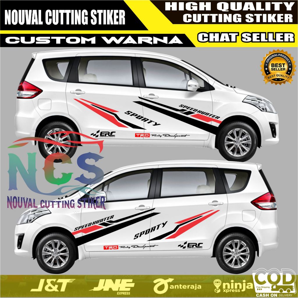 NEW Stiker Mobil Ertiga Striping Sticker Mobil Suzuki Ertiga