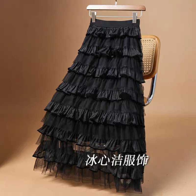 KS-009 Rok Tingkat Sifon Tulle Premium