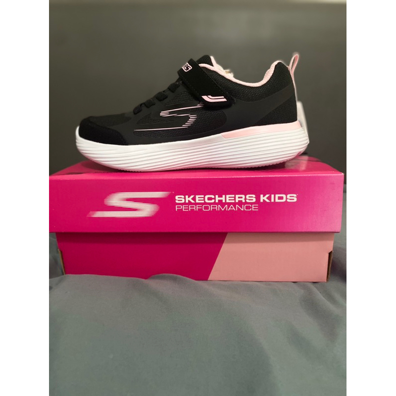 Sepatu Skechers Go Run 400 V2 Girls Size 33 Black