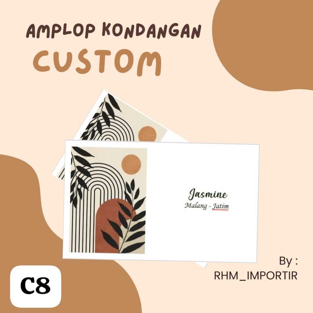 

AMPLOP KONDANGAN CUSTOM AESTHETIC ABSTRAC