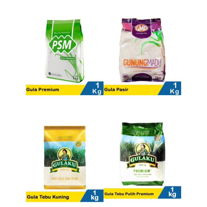 

Gula pasir premium kemasan 1kg
