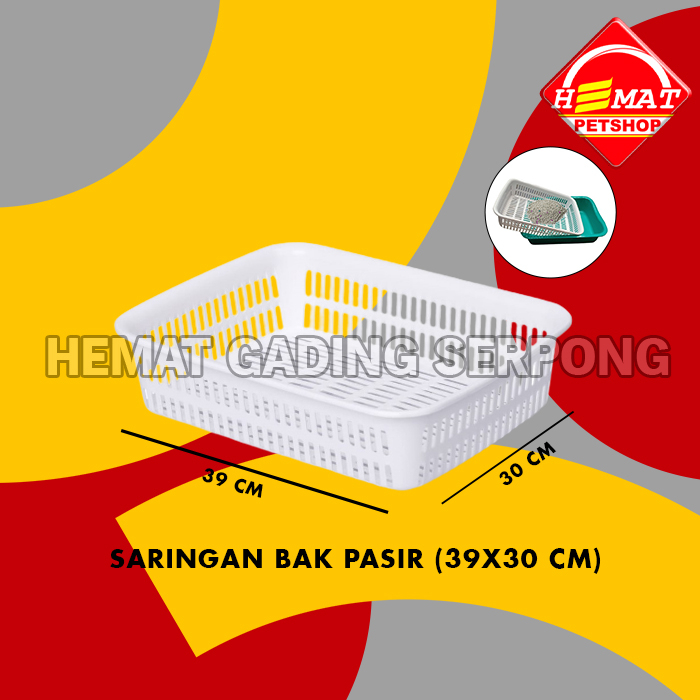 Saringan Bak Pasir kucing Cat Litter Box