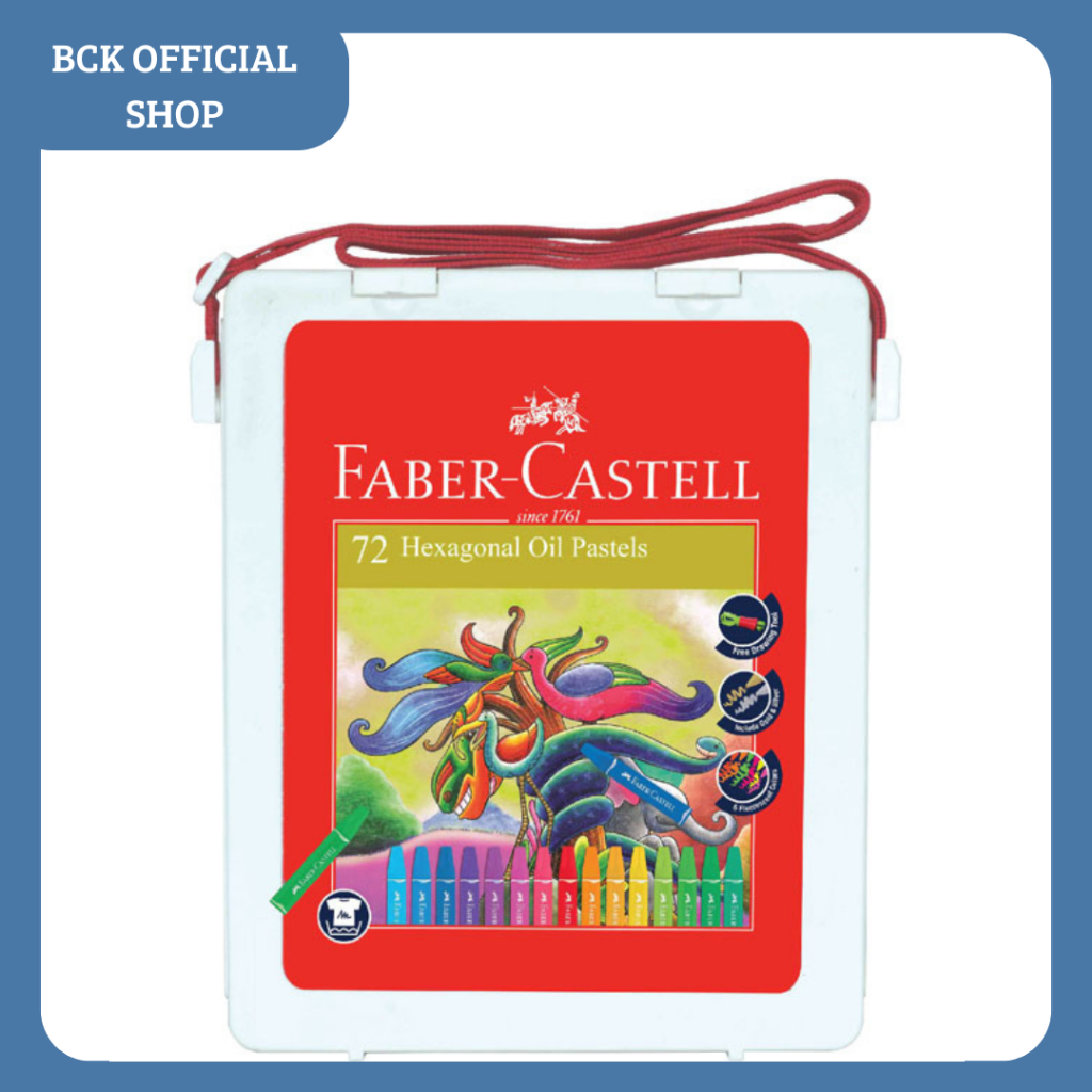 

Crayon / Pewarna / Hexagonal Oil Pastel 72 Faber Castell (Set)