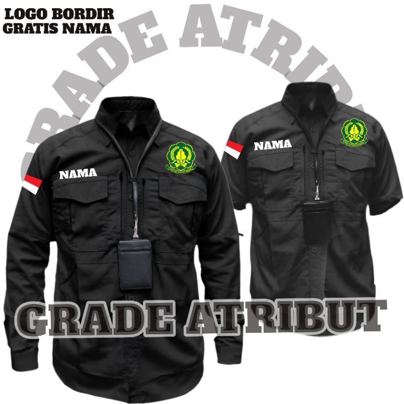 kemeja m-tac polhut / kemeja polhut / kemeja pdh polhut / kemeja pdl polhut / baju kerhaj polhut / s