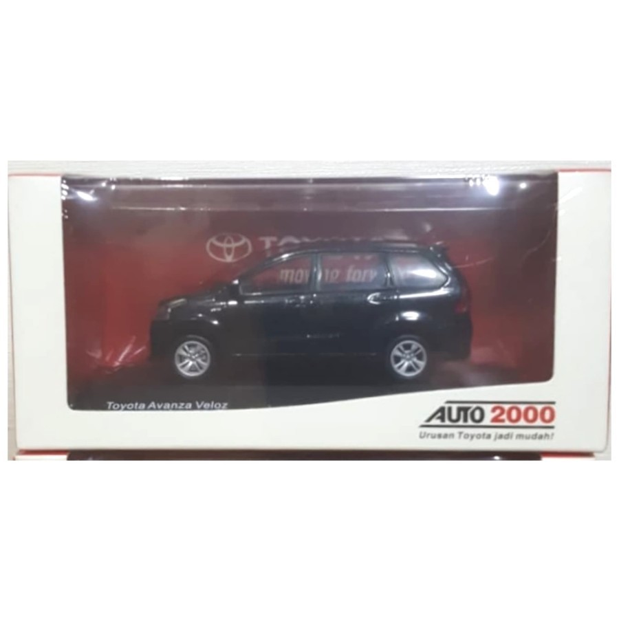 Diecast Toyota Avanza Veloz Official Auto2000 1:43 - Hitam