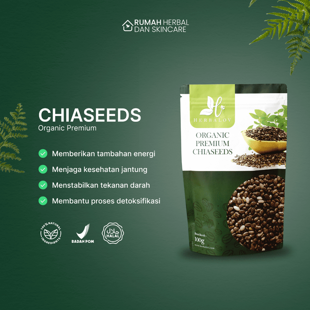 

ORGANIC PREMIUM CHIASEED HERBALOV Menurunkan Diabetes dan Berat Badan