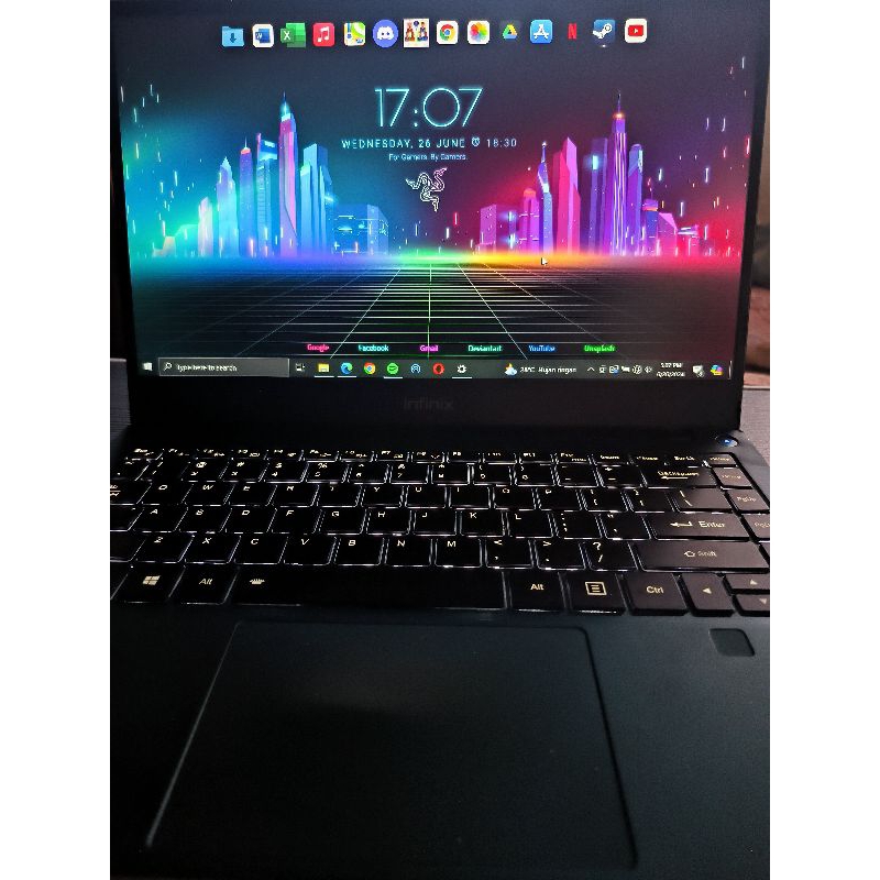 laptop infinix inbook x1 pro core i7 ram 16GB